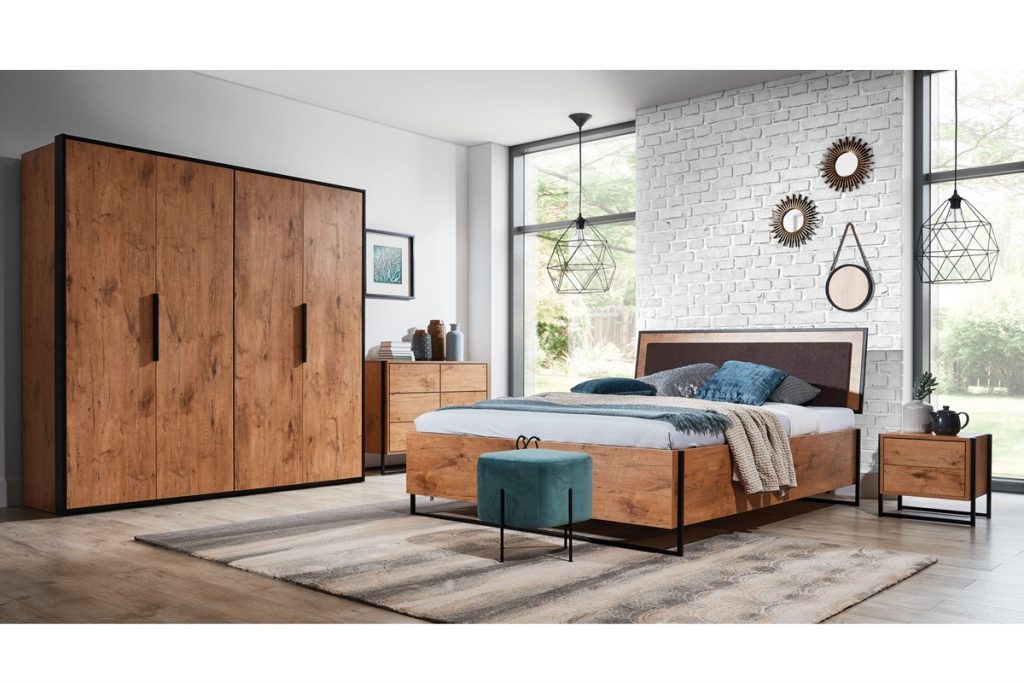 Sypialnia w stylu loft – surowa lecz przytulna. Sprawdź najnowszy trend